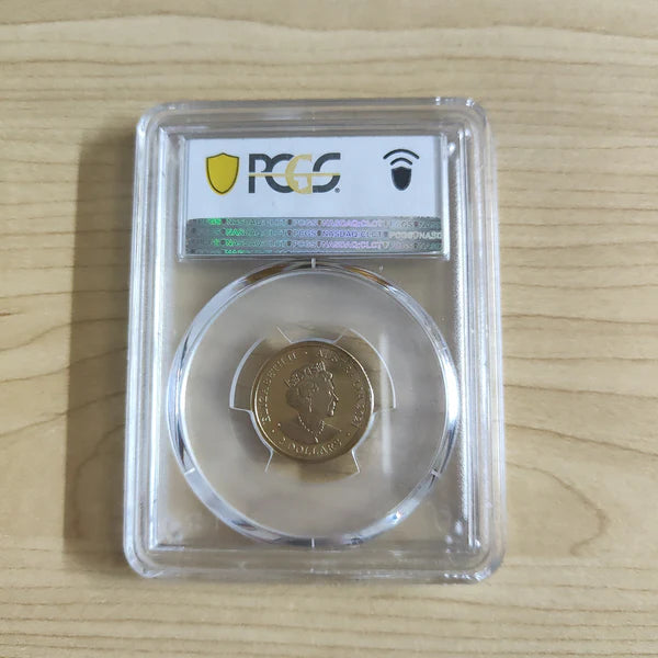 2021 PCGS PR69 graded $2 Aboriginal Flag coin