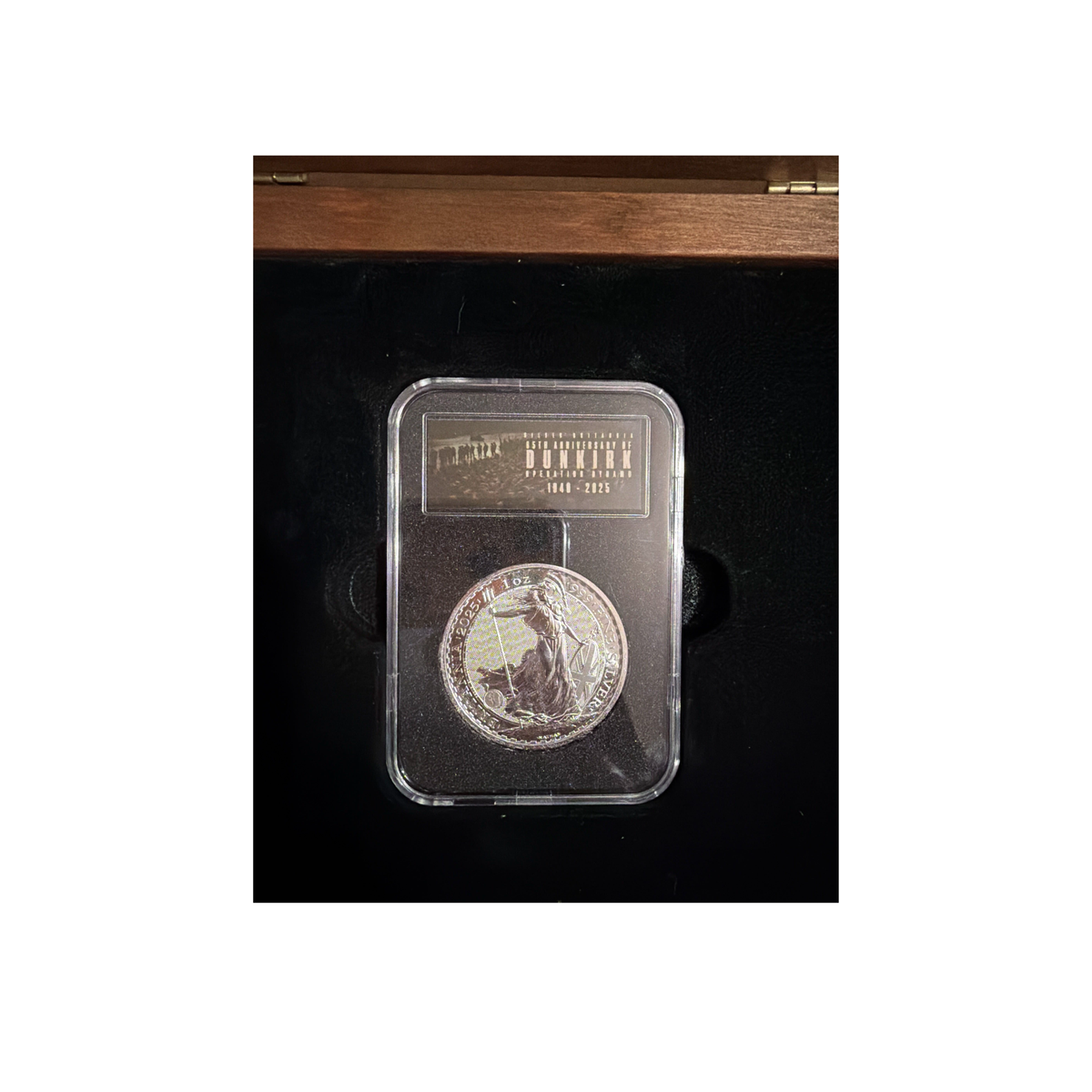 2025 Royal Mint Dunkirk Dynamo 1oz Silver Proof Britannia Coin