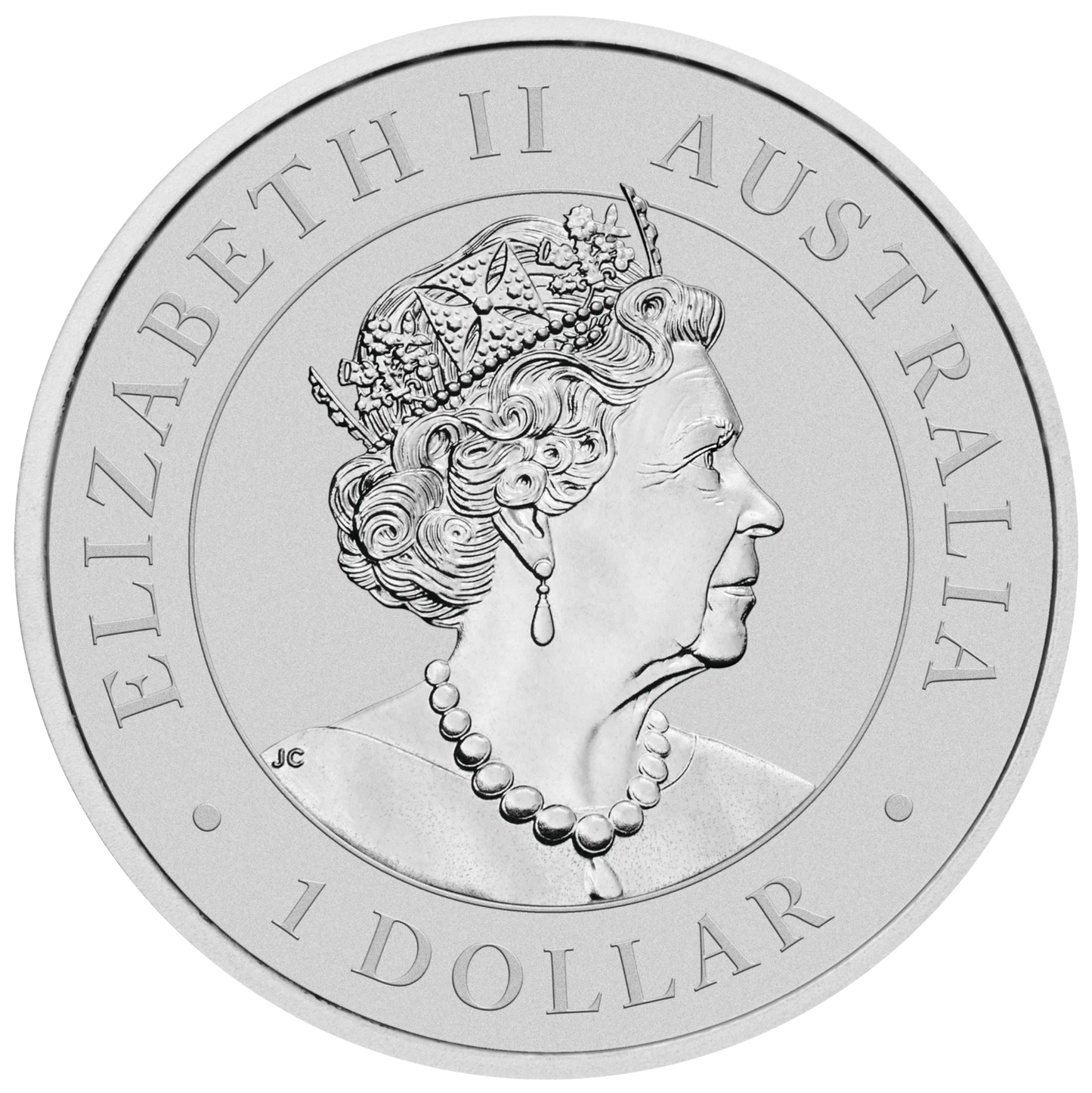 2022 Perth Mint Kookaburra 1oz Silver Coin in capsule