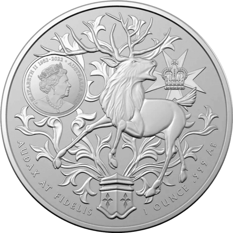 2023 RAM Queensland Coat of Arms 1oz Silver Bullion Coin