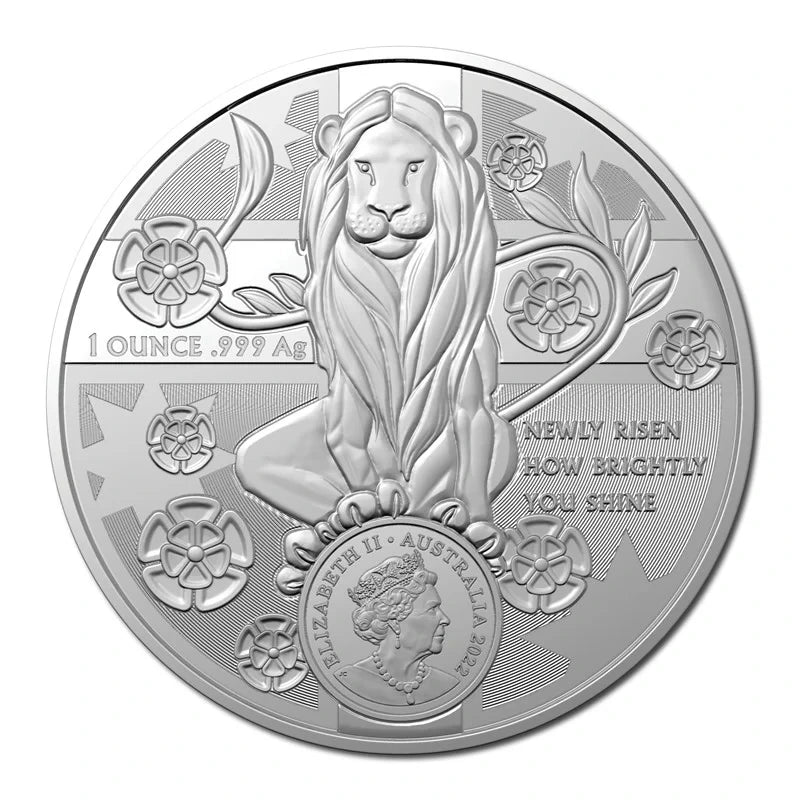 2022 RAM Coat of Arms – New South Wales 1oz Silver Coin in Capsule
