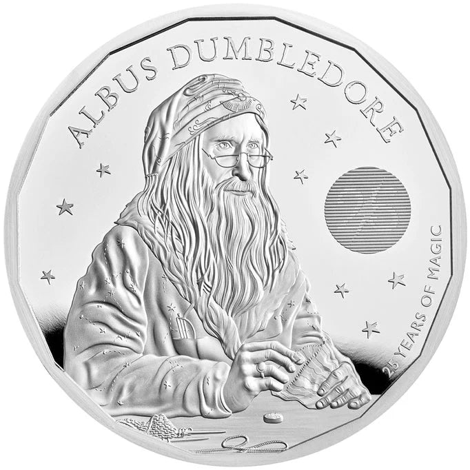 2023 Royal Mint Harry Potter Albus Dumbledore 1oz Silver Proof Trial Piece Coin