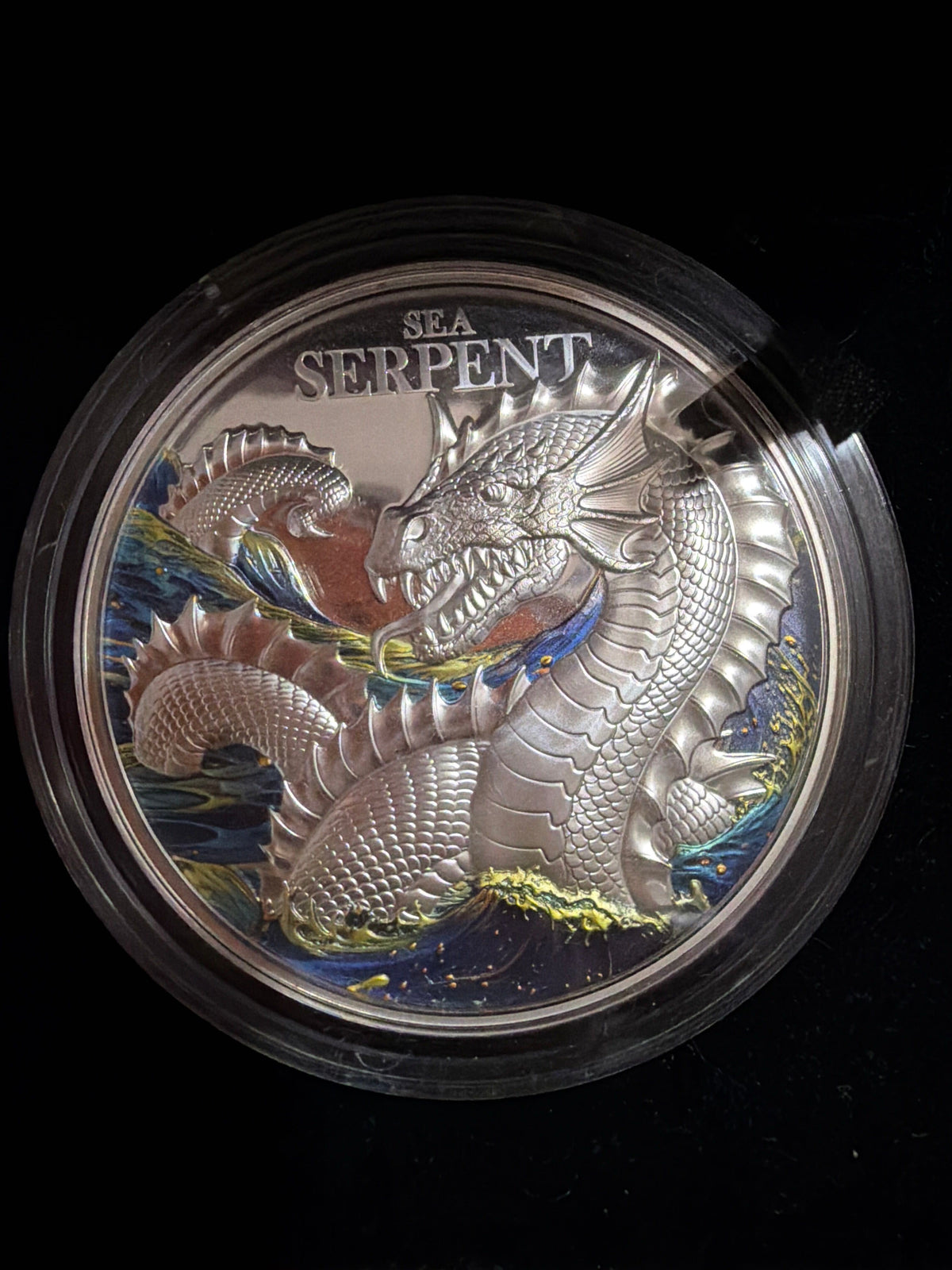 2024 Niue Sea Serpent Coloured 2oz Silver Proof Coin