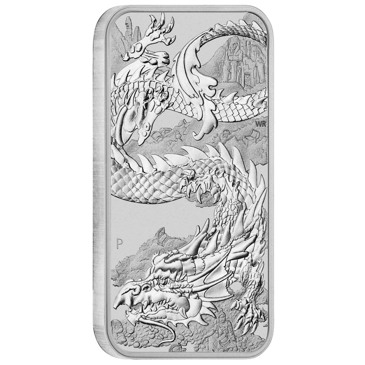 2023 Perth Mint Dragon 1oz Silver Rectangular Bullion Bar