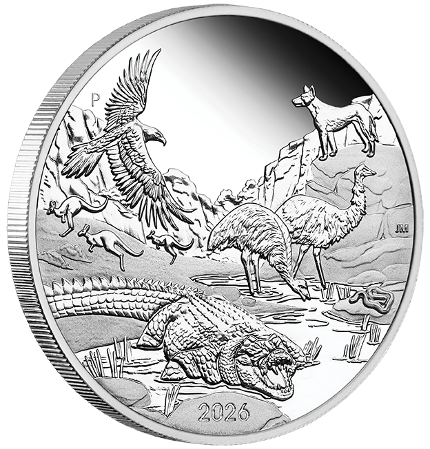 2026 Perth Mint Wonders of Australia The Outback 1oz Silver Proof Coin
