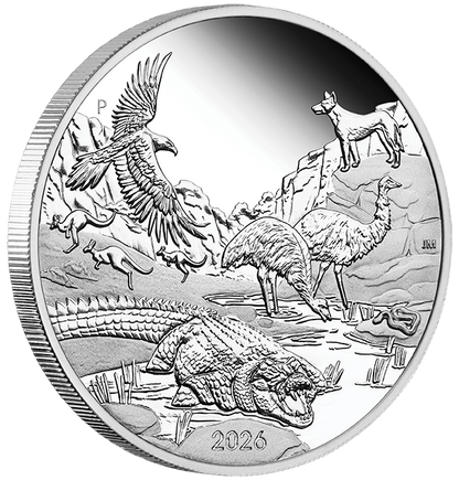2026 Perth Mint Wonders of Australia The Outback 1oz Silver Proof Coin
