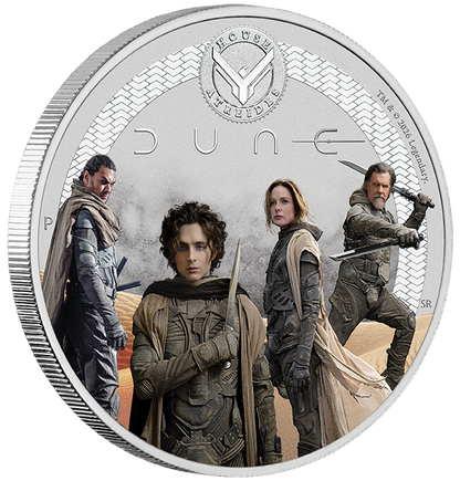 2026 Perth Mint Dune House Atreides 1/2oz Silver Coloured Coin