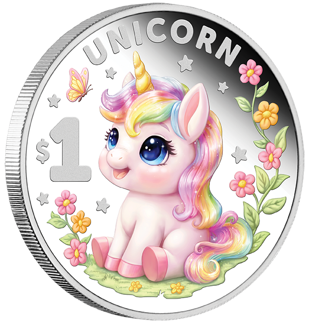 2026 Niue Baby Mythical Creatures Unicorn 1/2oz Silver Proof Coin Pre Order