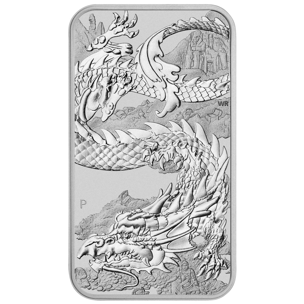 2023 Perth Mint Dragon 1oz Silver Rectangular Bullion Bar
