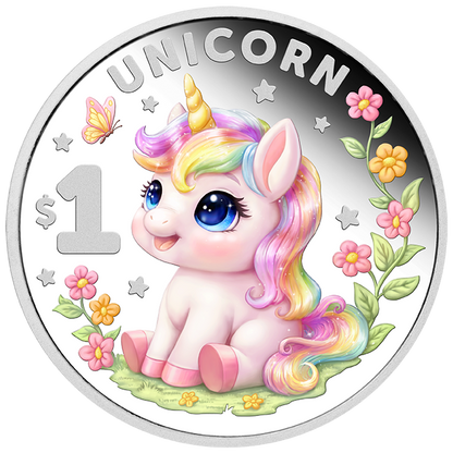 2026 Niue Baby Mythical Creatures Unicorn 1/2oz Silver Proof Coin Pre Order