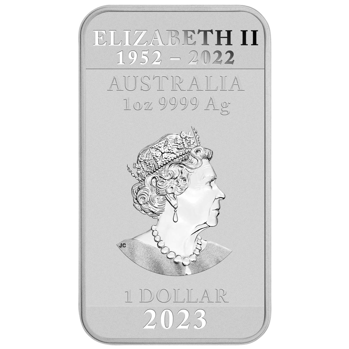 2023 Perth Mint Dragon 1oz Silver Rectangular Bullion Bar