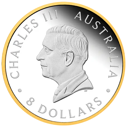 2026 Perth Mint Wedge-Tailed Eagle 5oz Silver Gilded Coin