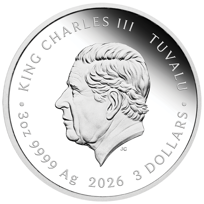 2026 Perth Mint Twelve Baby Lunar Animals 3oz Silver Coloured Coin