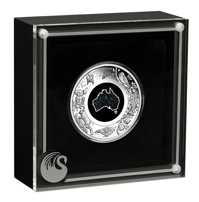 2026 Perth Mint Great Southern Land Nocturnal 1oz Silver Proof Opal Coin