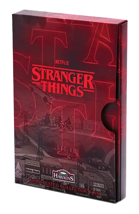 2026 Perth Mint Stranger Things Hawkins Gold Plated Coin