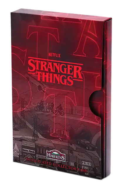 2026 Perth Mint Stranger Things Hawkins Gold Plated Coin