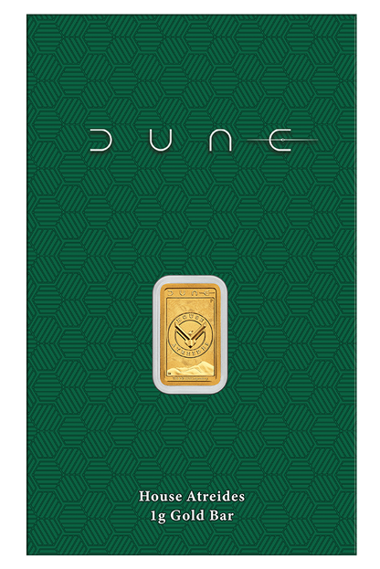 2026 Perth Mint Dune House Atreides 1g Gold Minted Bar