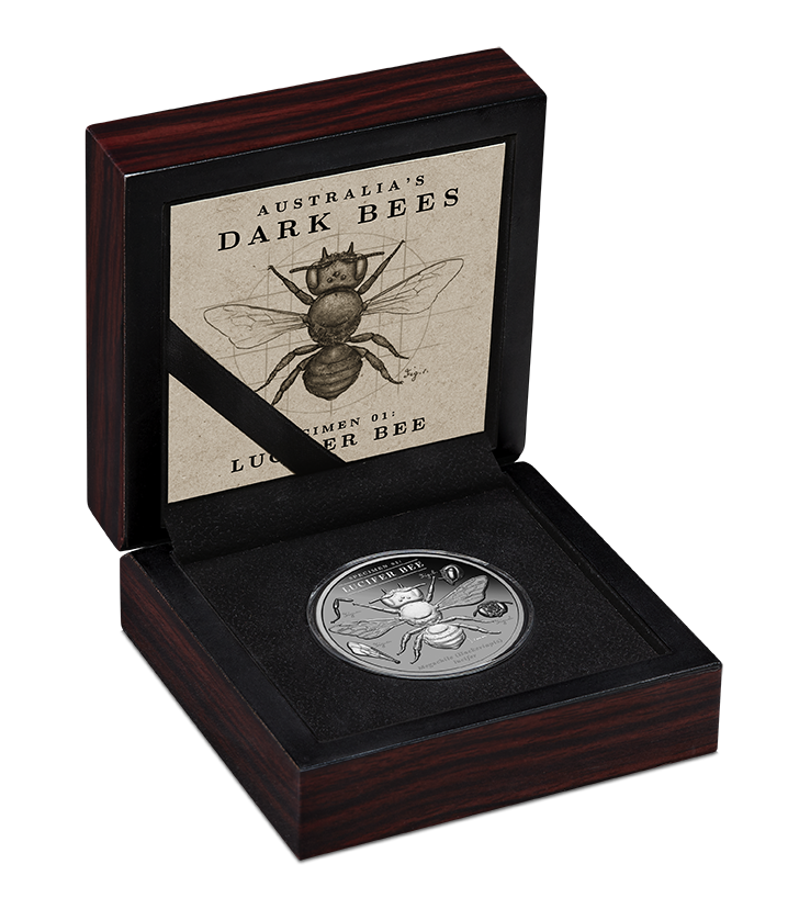 2026 Niue Lucifer Bee 2oz Silver Black Proof Coin Pre order