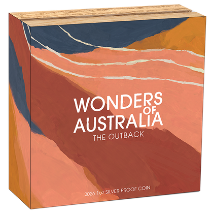 2026 Perth Mint Wonders of Australia The Outback 1oz Silver Proof Coin