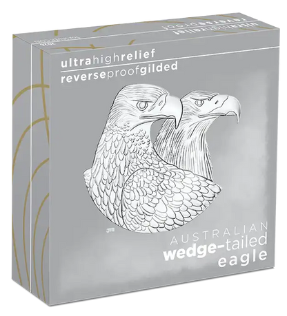 2026 Perth Mint Wedge-Tailed Eagle 5oz Silver Gilded Coin