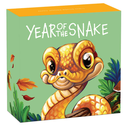 2025 Perth Mint Baby Snake 1/2oz Silver Coloured Proof Coin