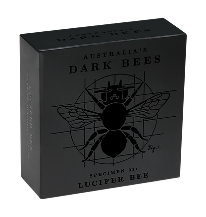 2026 Niue Lucifer Bee 2oz Silver Black Proof Coin Pre order