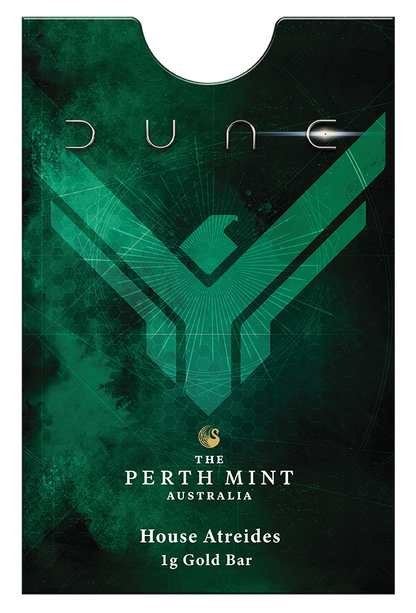 2026 Perth Mint Dune House Atreides 1g Gold Minted Bar