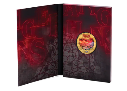 2026 Perth Mint Stranger Things Hawkins Gold Plated Coin