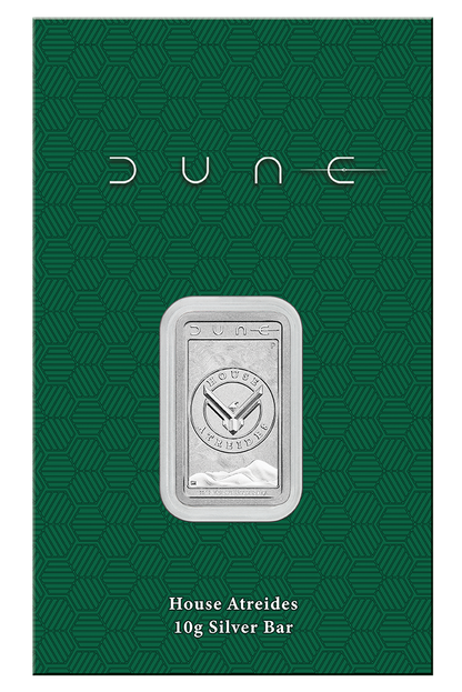 2026 Perth Mint Dune House Atreides 10g Silver Minted Bar