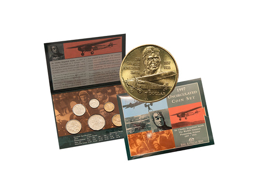 1997 RAM Kingsford Smith Centenary 6-Coin UNC Mint Year Set