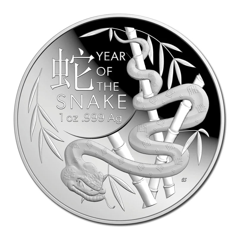 2025 RAM Year of the Snake 1oz Silver Proof Domed Coin