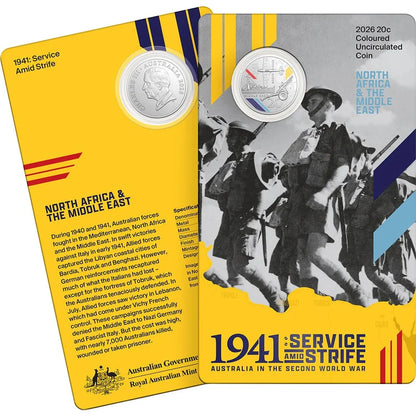2026-2027 RAM Service Amid Strife & Bluey Cricket Unc Coin Collection Pre Order