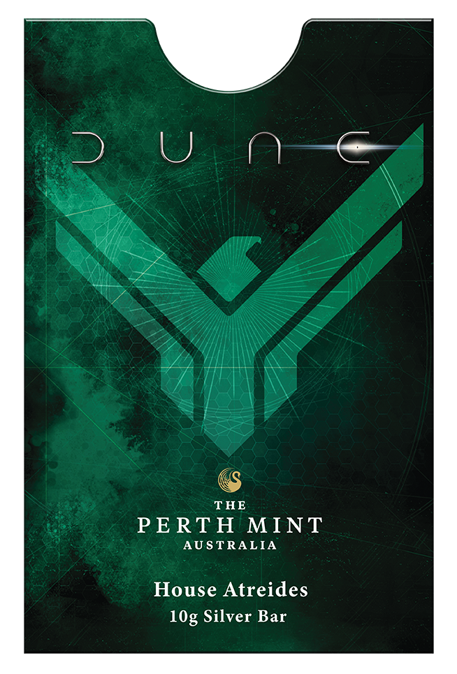 2026 Perth Mint Dune House Atreides 10g Silver Minted Bar