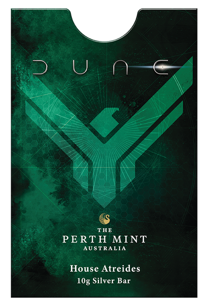 2026 Perth Mint Dune House Atreides 10g Silver Minted Bar