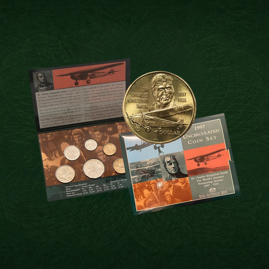 1997 RAM Kingsford Smith Centenary 6-Coin UNC Mint Year Set