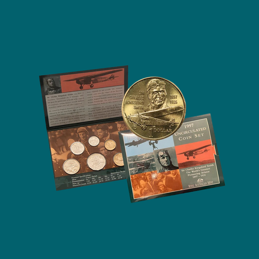 1997 RAM Kingsford Smith Centenary 6-Coin UNC Mint Year Set