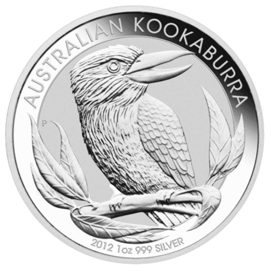2012 Perth Mint Australian Kookaburra 1oz Silver BU Coin