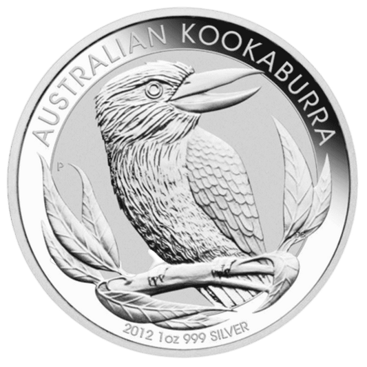 2012 Perth Mint Australian Kookaburra 1oz Silver BU Coin