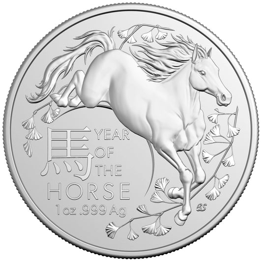 2026 RAM Lunar Horse 1oz Silver UNC Coin