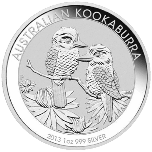2013 Perth Mint Australian Kookaburra 1oz Silver BU Coin