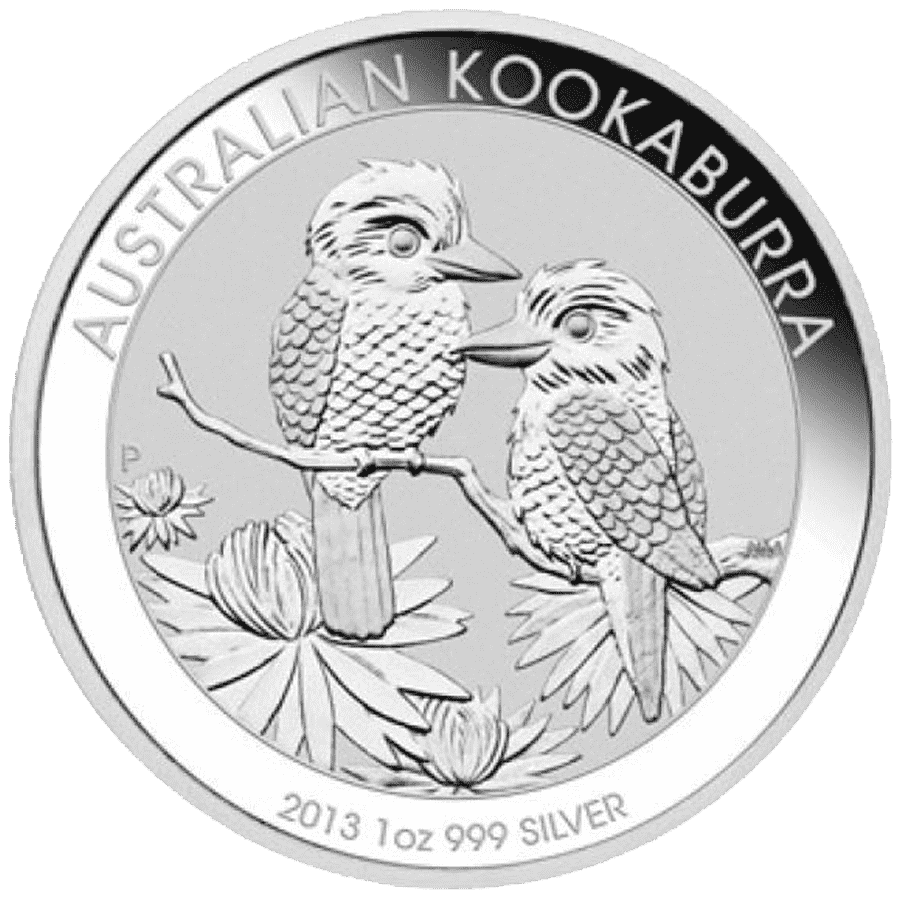 2010-2014 Perth Mint Kookaburra 1oz Silver Bullion 5-Coin Set
