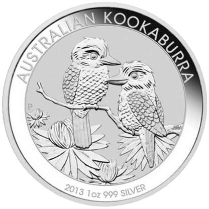 2010-2014 Perth Mint Kookaburra 1oz Silver Bullion 5-Coin Set