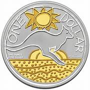 2007-2009 RAM Kangaroo 1oz Silver Gold Plated Proof 3-Coin Set