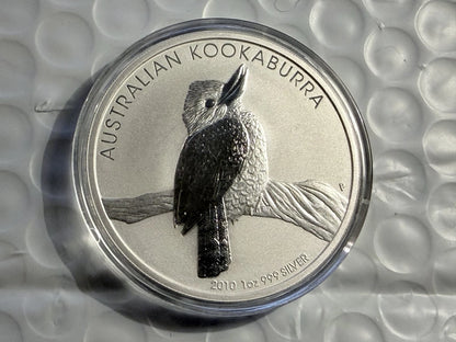 2010 Perth Mint Kookaburra 1oz Silver Bullion Coin