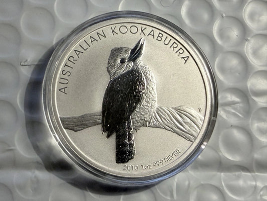 2010 Perth Mint Kookaburra 1oz Silver Bullion Coin