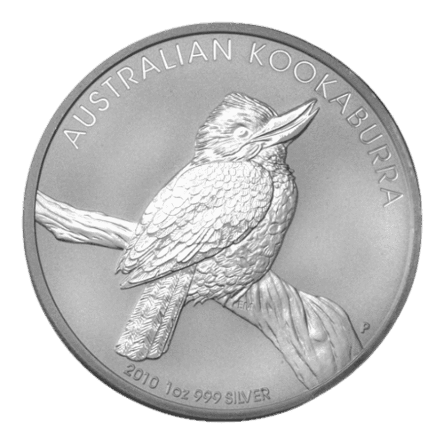 2010-2014 Perth Mint Kookaburra 1oz Silver Bullion 5-Coin Set