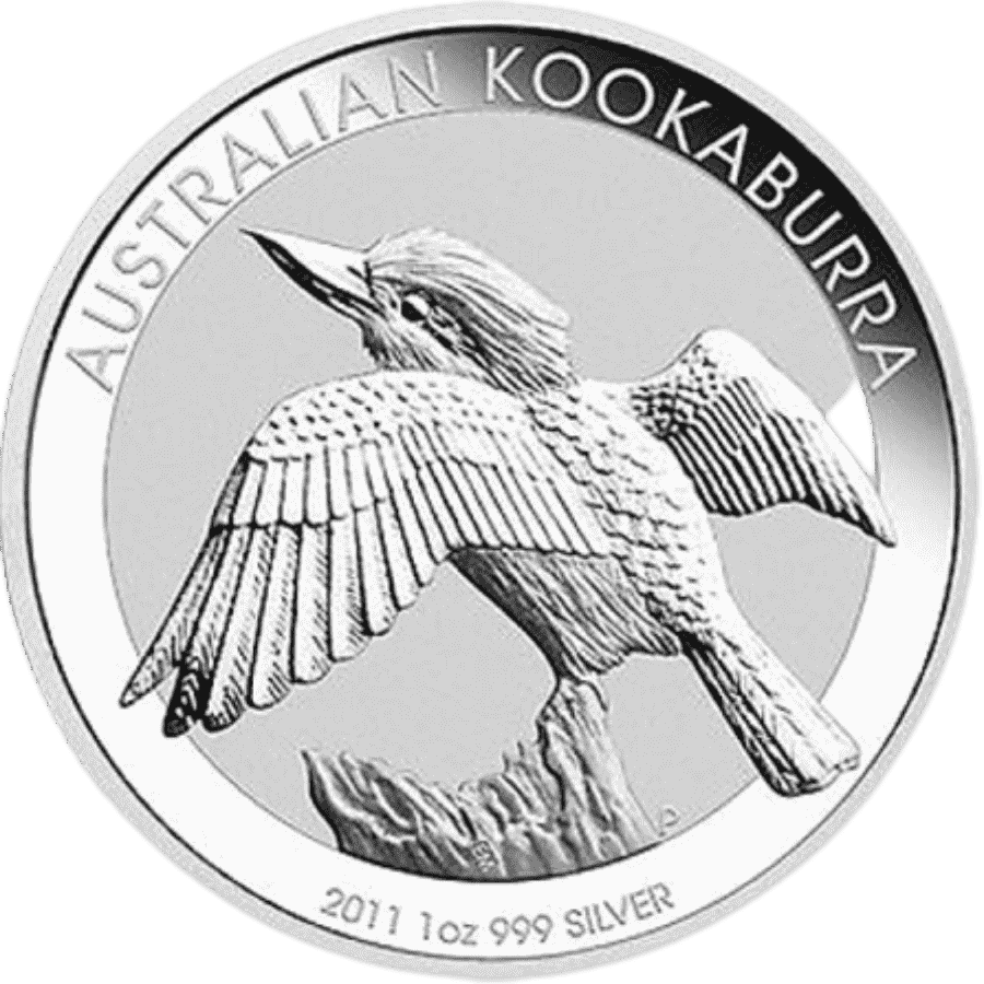 2010-2014 Perth Mint Kookaburra 1oz Silver Bullion 5-Coin Set