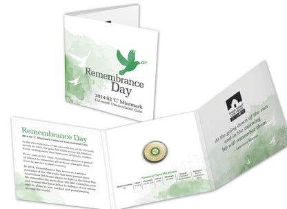 2014 RAM C-Mintmark Coloured UNC $2 Coin