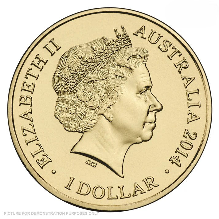 2014 Royal Australian Mint Lunar Year of the Horse $1 Uncirculated Coin