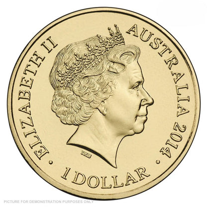 2014 Royal Australian Mint Lunar Year of the Horse $1 Uncirculated Coin